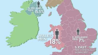 Regional pay map