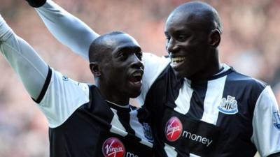 Papiss Demba Cisse and Demba Ba