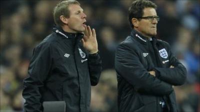 Stuart Pearce and Fabio Capello