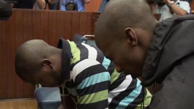 Mziwamadoda Qwabe and Xolile Mngeni in court