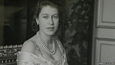 What is thought to be the first formal photograph of Queen Elizabeth II