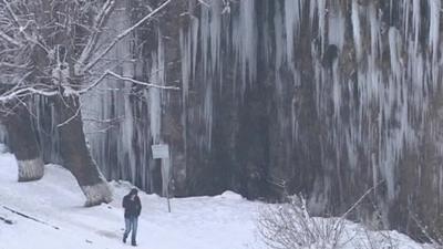 Icicles in Georgia