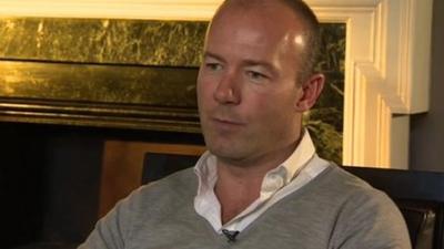 Former England captain Alan Shearer