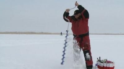 Ice fishing