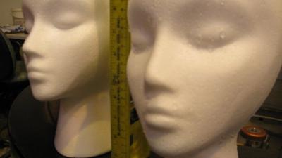 Polystyrene heads