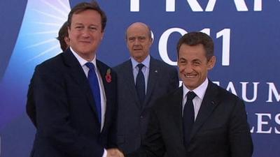 David Cameron and Nicolas Sarkozy