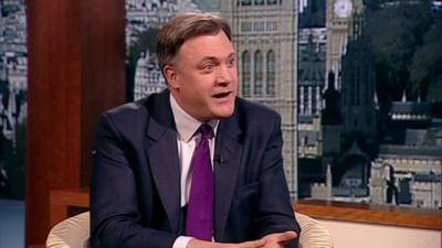 Labour shadow chancellor Ed Balls