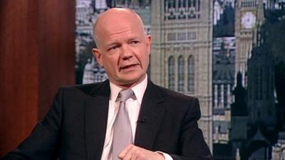 William Hague talks to Andrew Marr