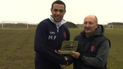 Blackpool's Matt Phillips and Ian Holloway