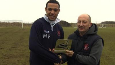 Blackpool's Matt Phillips and Ian Holloway