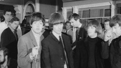 The Beatles were presented with a Radio Caroline First Birthday Award at Twickenham Studios