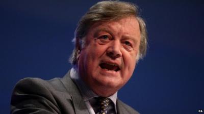 Justice Secretary Kenneth Clarke