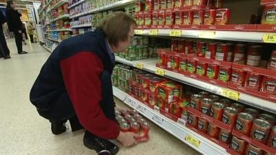 Supermarket worker