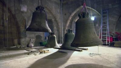 Bells in Notre Dame Cathedral