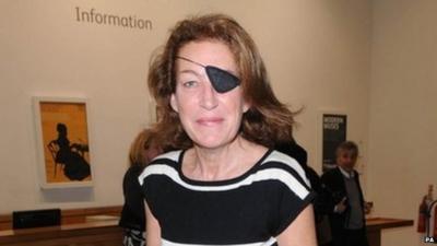 Marie Colvin in London in 2008