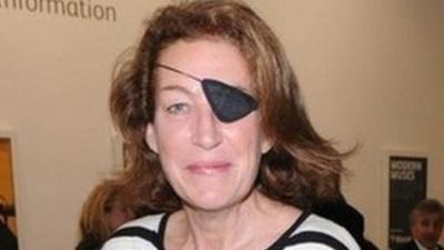 Marie Colvin in London in 2008