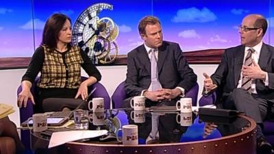 Caroline Flint, Nick Herbert and Nick Robinson