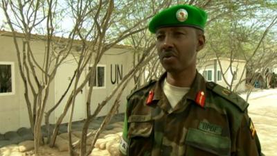 African Union commander in Somalia Fred Mogisha