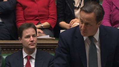 David Cameron at PMQs