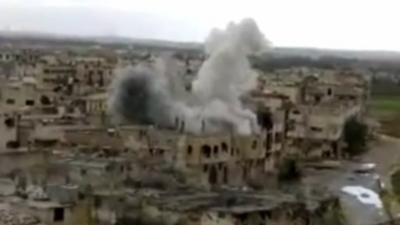 Shelling in Homs