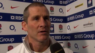 England head coach Stuart Lancaster