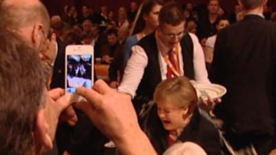 German Chancellor Angela Merkel