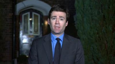 Andy Burnham speaks to BBC News.