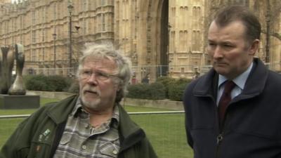 Bill Oddie and Simon Hart