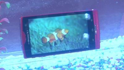 A waterproof phone