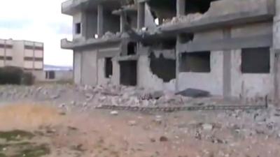 Aftermath of shelling in Baba Amr, Wednesday