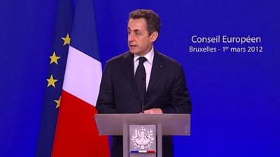 France's President Nicolas Sarkozy