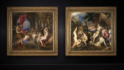 Titian's Diana and Callisto and Diana and Actaeon