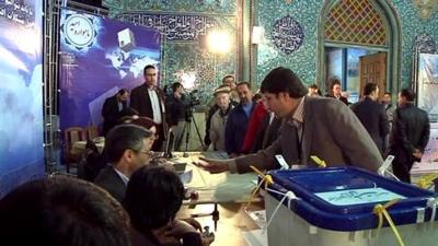 Voting in Tehran