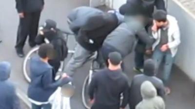 YouTube footage of Malaysian student incident during London riots