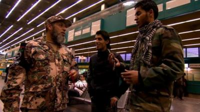 Libya's militia present in airports