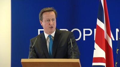 David Cameron warns Syria of justice