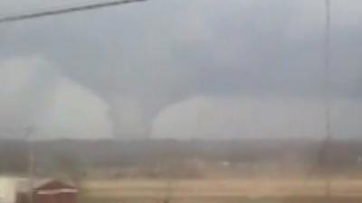 Tornado in Indiana (courtesy of Chad Hinton)