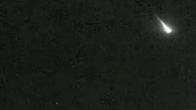 Meteor spotted by Phil Haslett in Whitley Bay