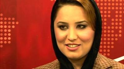 Afghan TV presenter