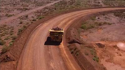 Mining truck in Australia