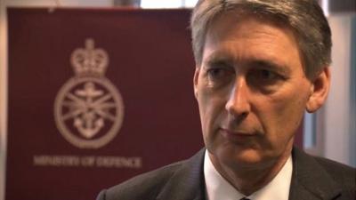 Defence Secretary Philip Hammond