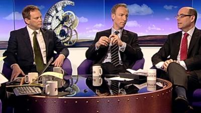 Grant Shapps, Jim Murphy and Nick Robinson