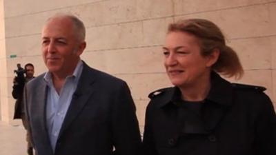 Jeremy Bowen and Marie Colvin