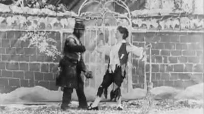 A scene from the film