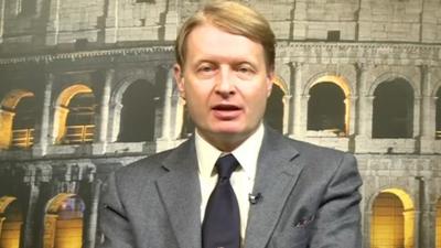 Italian Senator Lucio Malan