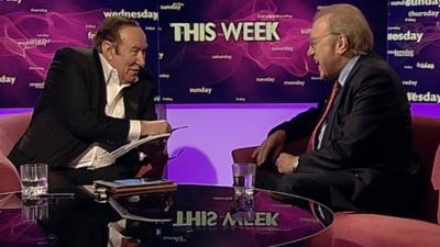 Andrew Neil and David Frost