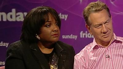 Diane Abbott and Michael Portillo