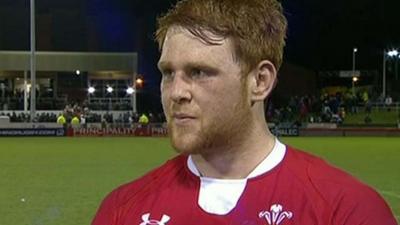 Wales U20 number eight Dan Baker