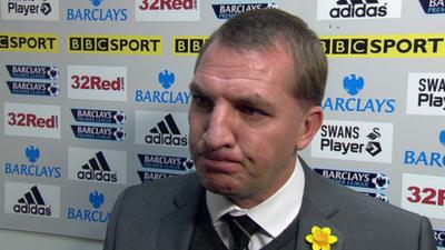 Swansea City manager Brendan Rodgers