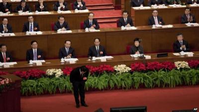 Delegates at China's National People's Congress